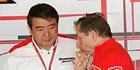 Hisao Suganuma mit Jean Todt