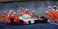 Ayrton Senna und Alain Prost