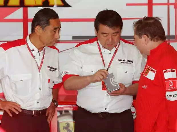 Hiroshi Yasukawa, Hisao Suganuma und Jean Todt Titel-Bild zur News: Hiroshi Yasukawa, Hisao Suganuma und Jean Todt