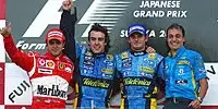 Bild zum Inhalt: Alonso gewinnt in Japan - Schumacher mit Motorschaden