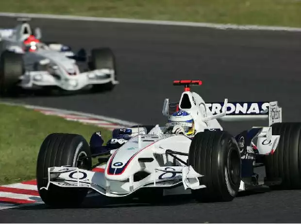 Nick Heidfeld vor Robert Kubica Titel-Bild zur News: Nick Heidfeld vor Robert Kubica