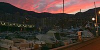 Sonnenuntergang in Monaco