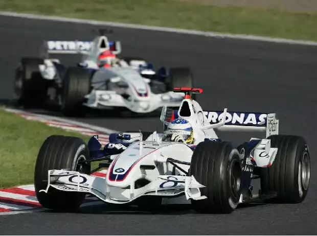 Titel-Bild zur News: Nick Heidfeld vor Robert Kubica