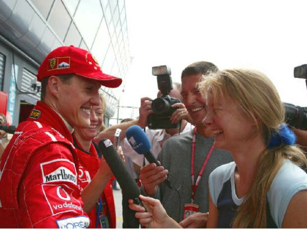 Michael Schumacher und Inga Stracke