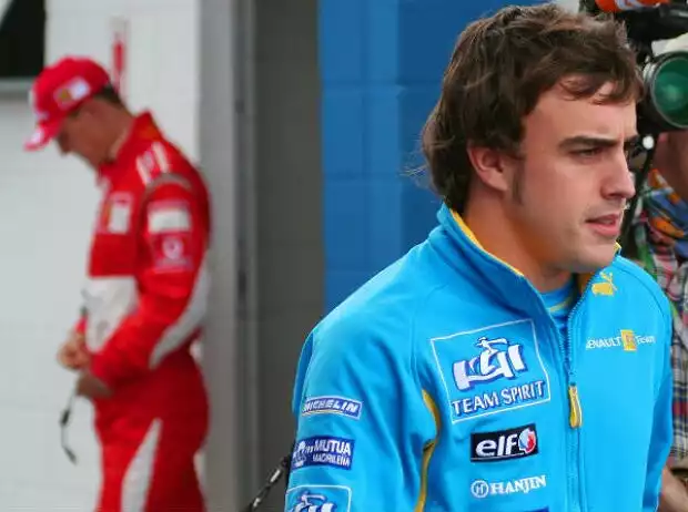 Michael Schumacher Fernando Alonso Titel-Bild zur News: Michael Schumacher Fernando Alonso