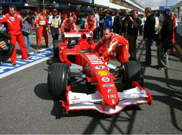 Michael Schumachers Ferrari Titel-Bild zur News: Michael Schumachers Ferrari
