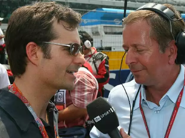 Jeff Gordon mit Martin Brundle Titel-Bild zur News: Jeff Gordon mit Martin Brundle