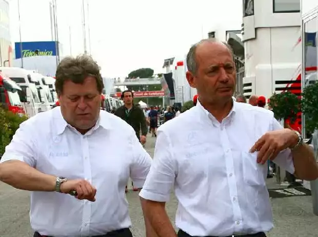 Norbert Haug und Ron Dennis Titel-Bild zur News: Norbert Haug und Ron Dennis