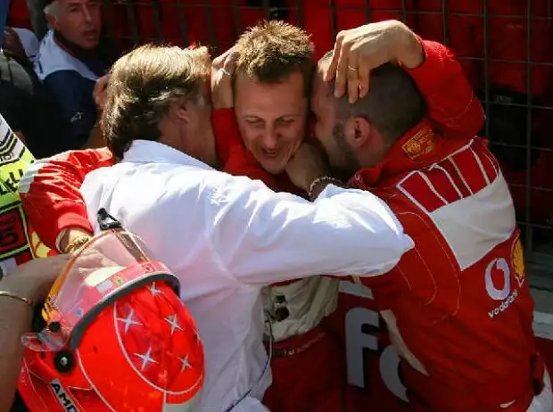 Luca di Montezemolo mit Michael Schumacher Titel-Bild zur News: Luca di Montezemolo mit Michael Schumacher