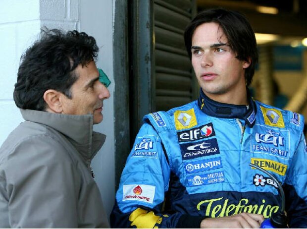Nelson Piquet und Nelson Piquet Junior