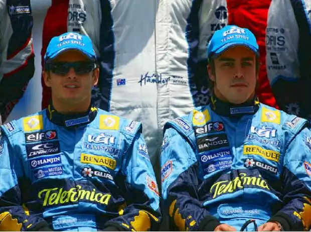 Giancarlo Fisichella und Fernando Alonso Titel-Bild zur News: Giancarlo Fisichella und Fernando Alonso