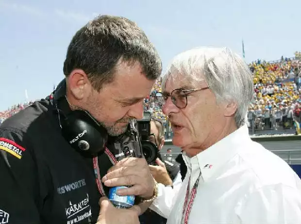 Paul Stoddart und Bernie Ecclestone Titel-Bild zur News: Paul Stoddart und Bernie Ecclestone
