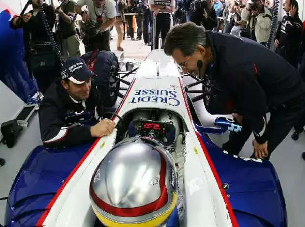 Alessandro Zanardi mit Mario Theissen Titel-Bild zur News: Alessandro Zanardi mit Mario Theissen