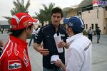 Felipe Massa (Ferrari), Mark Webber (Williams-Cosworth) und Jacques Villeneuve (BMW Sauber F1 Team)