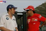 Jacques Villeneuve (BMW Sauber F1 Team) und Felipe Massa (Ferrari)