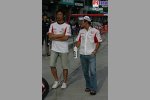 Yuji Ide (Super Aguri F1 Team) und Takuma Sato (Super Aguri F1 Team)
