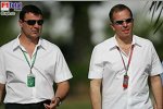 Die Ex-Formel-1-Piloten Mark Blundell und Martin Brundle