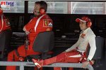 Nigel Stepney (Technischer Manager) und Felipe Massa (Ferrari)