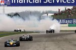 Motorschaden bei Nico Rosberg (Williams-Cosworth)