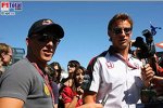 Christian Klien (Red Bull Racing), Jenson Button (Honda Racing F1 Team)