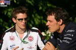 Alexander Wurz (Williams-Cosworth), Anthony Davidson (Testfahrer) (Honda Racing F1 Team)