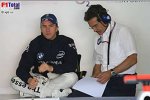 Mario Theissen (BMW Motorsport Direktor) und Nick Heidfeld (BMW Sauber F1 Team)