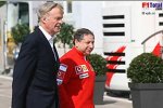 Max Mosley (FIA-Präsident) und Jean Todt (Teamchef) (Ferrari)