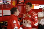 Jean Todt (Teamchef) und Michael Schumacher (Ferrari)