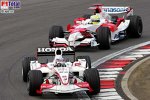 Ralf Schumacher (Toyota), Takuma Sato (Super Aguri F1 Team)