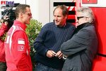 Gerhard Berger (Teamanteilseigner) (Scuderia Toro Rosso), Michael Schumacher (Ferrari)