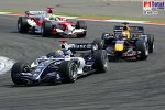 Christian Klien (Red Bull Racing), Mark Webber (Williams-Cosworth), Ralf Schumacher (Toyota)