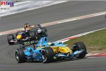 Christian Klien (Red Bull Racing), Giancarlo Fisichella (Renault)