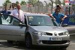 Fernando Alonso (Renault) und Spaniens König Juan Carlos
