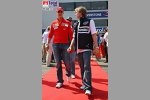 Michael Schumacher (Ferrari), Nick Heidfeld (BMW Sauber F1 Team)