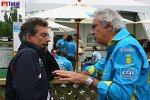Flavio Briatore (Teamchef) (Renault), Mario Theissen (BMW Motorsport Direktor) (BMW Sauber F1 Team)