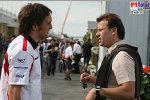 Franck Montagny (Super Aguri F1 Team), Olivier Panis (Testfahrer) (Toyota)