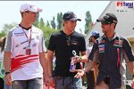 Ralf Schumacher (Toyota), Scott Speed (Scuderia Toro Rosso), Tiago Monteiro (MF1 Racing)