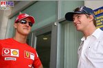 Michael Schumacher (Ferrari), Scott Speed (Scuderia Toro Rosso)