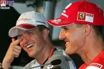 Michael Schumacher (Ferrari), Ralf Schumacher (Toyota)