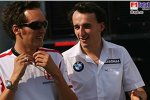 Franck Montagny (Super Aguri F1 Team), Robert Kubica (Testfahrer) (BMW Sauber F1 Team)