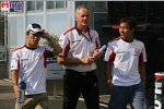 Sakon Yamamoto (Testfahrer) (Super Aguri F1 Team), Takuma Sato (Super Aguri F1 Team)