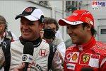 Felipe Massa (Ferrari), Rubens Barrichello (Honda Racing F1 Team)