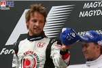 Jenson Button (Honda Racing F1 Team), Nick Heidfeld (BMW Sauber F1 Team)