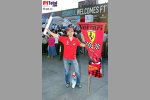 Ein Ferrari-Fan in Istanbul