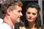 David Coulthard (Red Bull Racing) mit seiner Verlobten Karen Minier