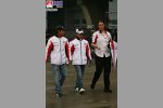 Sakon Yamamoto (Super Aguri F1 Team), Takuma Sato (Super Aguri F1 Team)