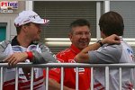 Ralf Schumacher (Toyota), Ross Brawn (Technischer Direktor) (Ferrari)