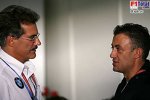 Mario Theissen (BMW Motorsport Direktor) (BMW Sauber F1 Team) und Jean Alesi