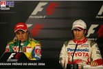 Felipe Massa (Ferrari), Jarno Trulli (Toyota)