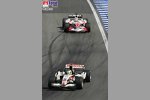 Rubens Barrichello (Honda Racing F1 Team), Sakon Yamamoto (Super Aguri F1 Team)